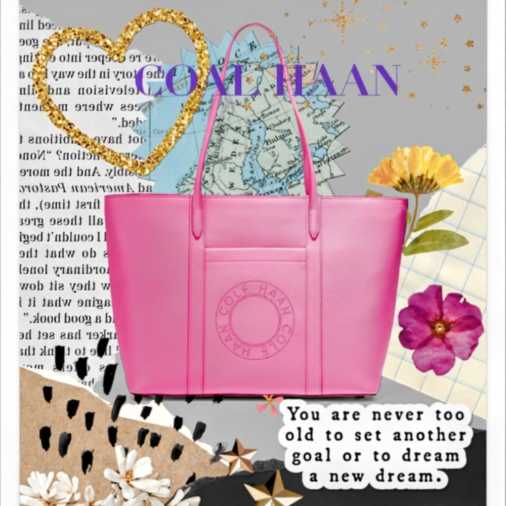 Cole Haan Pink Tote Bag